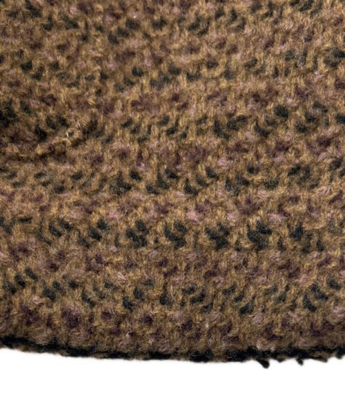 BRUNO MANETTI（ブルーノ マネッティ）BRUNO MANETTI (ブルーノ マネッティ) BRUNO MANETTI　ミンクファー切替ウールジャケット ブラウン サイズ:9サイズの古着・服飾アイテム