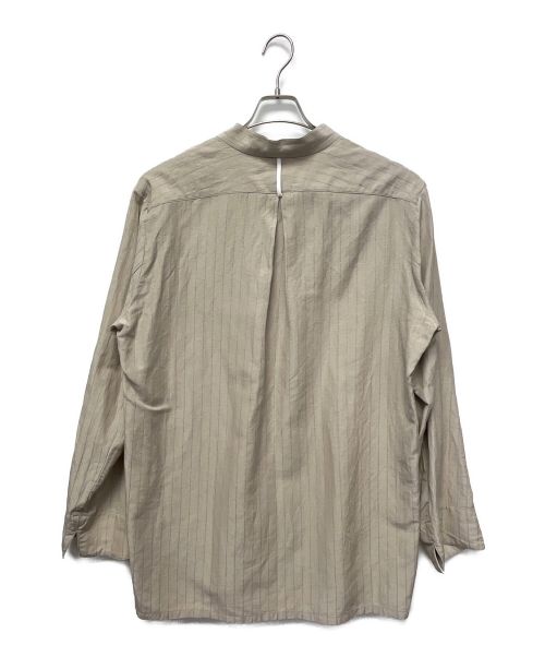 SUS-SOUS（シュス）sus-sous (シュス) スキッパーシャツ ベージュ サイズ:9の古着・服飾アイテム
