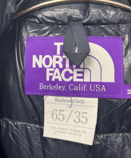 THE NORTHFACE PURPLELABEL（ザ・ノースフェイス パープルレーベル）THE NORTHFACE PURPLELABEL (ザ・ノースフェイス パープルレーベル) MONKEY TIME (モンキータイム) 65/35ダウンジャケット ネイビー サイズ:Mの古着・服飾アイテム