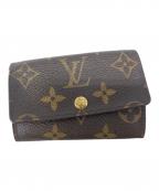LOUIS VUITTONルイ ヴィトン）の古着「LOUIS VUITTON モノグラム ミュルティクレ6 キーケース」｜ブラウン