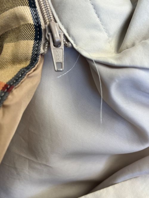 Burberry's（バーバリーズ）Burberry's (バーバリーズ) ダウンライナー付ハーフコート ベージュ サイズ:Mediumの古着・服飾アイテム