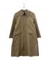 GAULTIER HOMME objet（ゴルチエオムオブジェ）の古着「GAULTIER HOMME objet　ライナー付ステンカラーコート」｜ベージュ