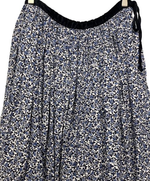 R&D.M.Co-OLDMAN'S TAILOR（オールドマンズテイラー）R&D.M.Co-OLDMAN'S TAILOR (オールドマンズテイラー) フラワーギャザースカート ブルー サイズ:記載なしの古着・服飾アイテム