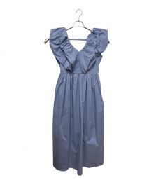 ELENDEEK（エレンディーク）の古着「バルーンネックワンピース」｜スカイブルー