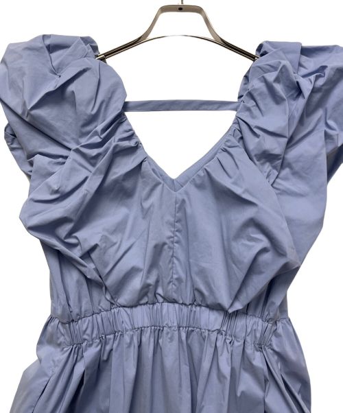ELENDEEK（エレンディーク）ELENDEEK (エレンディーク) バルーンネックワンピース スカイブルー サイズ:02の古着・服飾アイテム