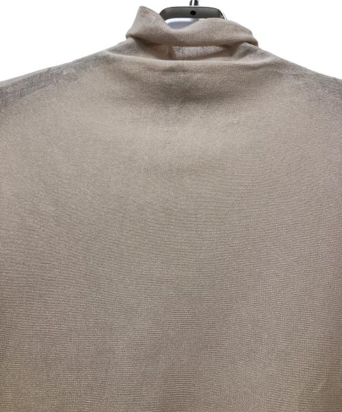 anuans（アニュアンス）anuans (アニュアンス) 半袖ニット ベージュ サイズ:Fの古着・服飾アイテム