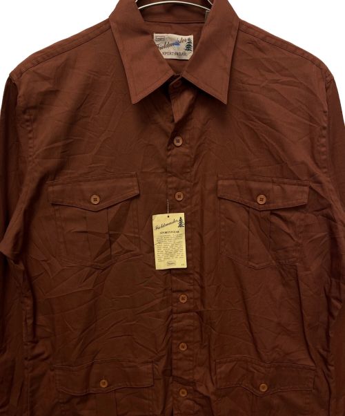 Sears Fieldmaster（シアーズ フィールドマスター）Sears Fieldmaster (シアーズ フィールドマスター) シャツ ブラウン サイズ:Lの古着・服飾アイテム