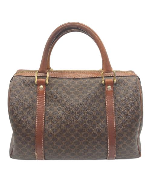 CELINE（セリーヌ）CELINE (セリーヌ) ミニボストンバッグ マカダム柄 ブラウンの古着・服飾アイテム
