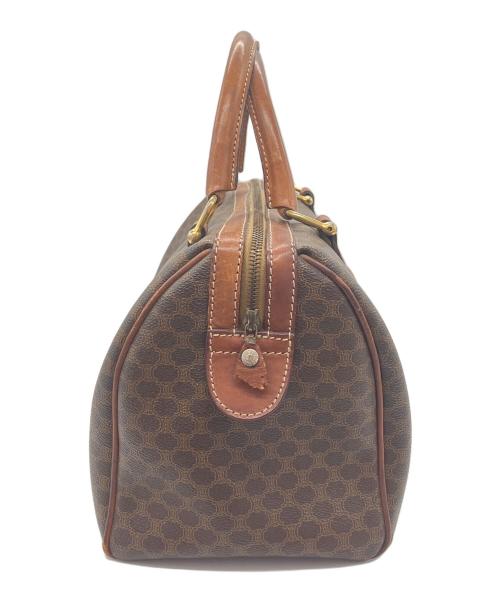 CELINE（セリーヌ）CELINE (セリーヌ) ミニボストンバッグ マカダム柄 ブラウンの古着・服飾アイテム