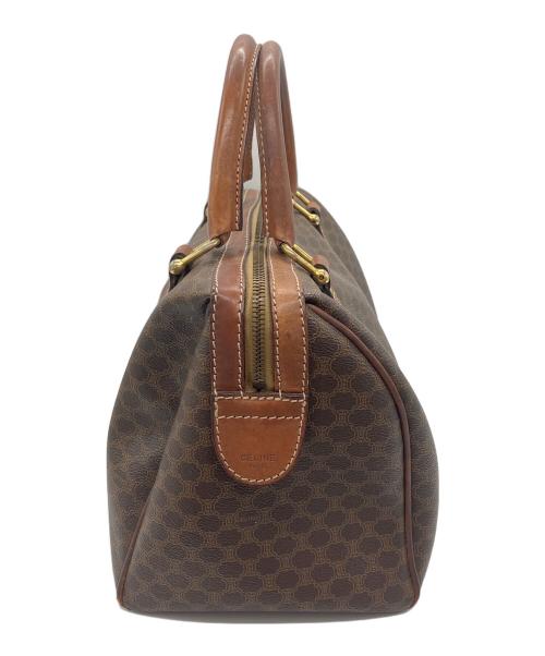 CELINE（セリーヌ）CELINE (セリーヌ) ミニボストンバッグ マカダム柄 ブラウンの古着・服飾アイテム