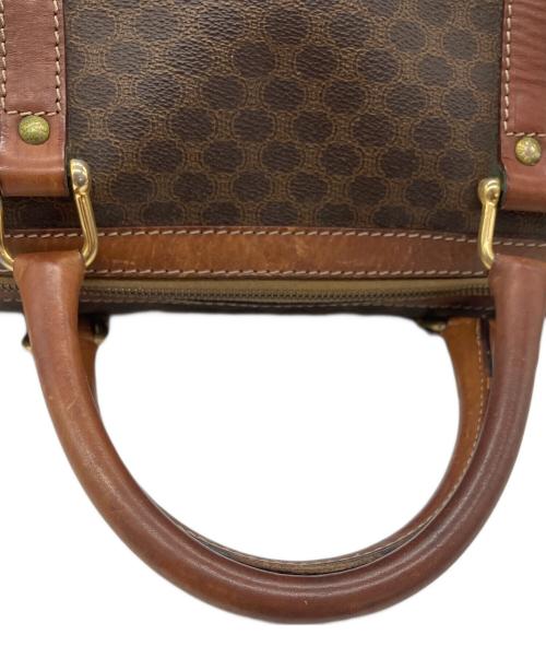 CELINE（セリーヌ）CELINE (セリーヌ) ミニボストンバッグ マカダム柄 ブラウンの古着・服飾アイテム