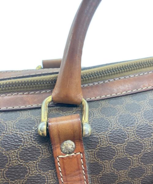 CELINE（セリーヌ）CELINE (セリーヌ) ミニボストンバッグ マカダム柄 ブラウンの古着・服飾アイテム