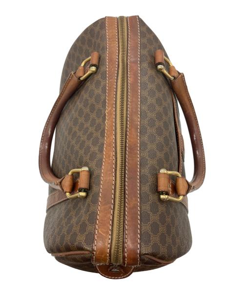 CELINE（セリーヌ）CELINE (セリーヌ) ミニボストンバッグ マカダム柄 ブラウンの古着・服飾アイテム