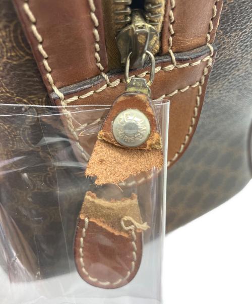 CELINE（セリーヌ）CELINE (セリーヌ) ミニボストンバッグ マカダム柄 ブラウンの古着・服飾アイテム