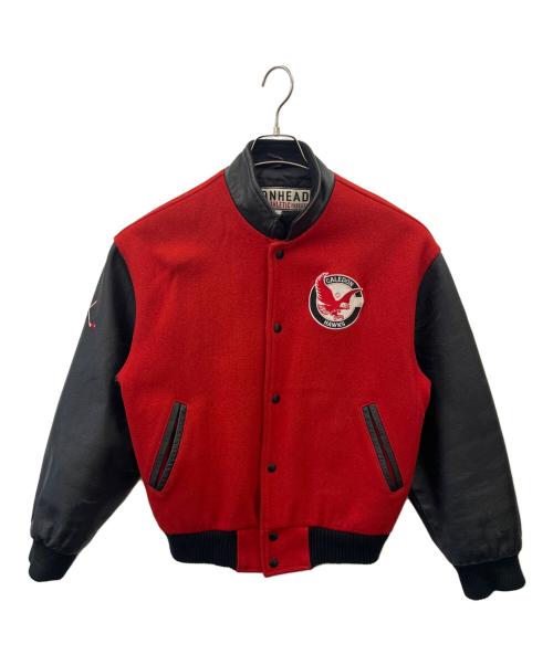 IRONHEAD（アイアンヘッド）IRONHEAD (アイアンヘッド) IRONHEAD　スタジャン レッド×ブラック サイズ:記載なしの古着・服飾アイテム