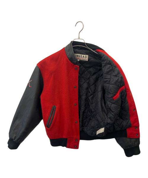 IRONHEAD（アイアンヘッド）IRONHEAD (アイアンヘッド) IRONHEAD　スタジャン レッド×ブラック サイズ:記載なしの古着・服飾アイテム