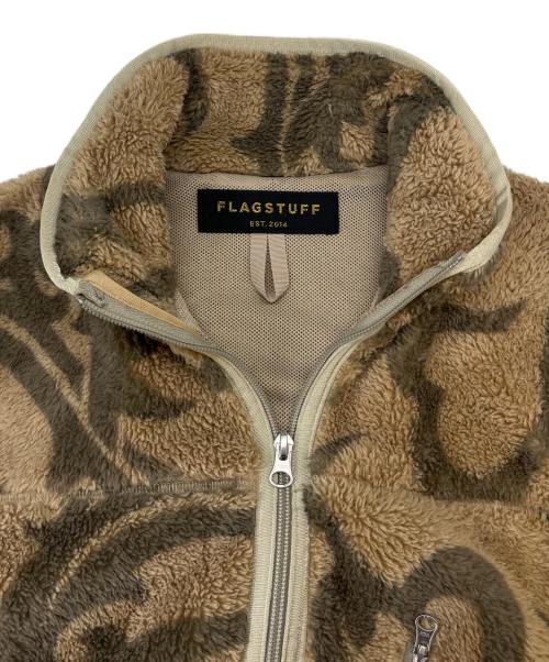 flagstuff（フラグスタフ）FLAGSTUFF (フラグスタフ) FLAGSTUFF　ボアベスト　カモフラージュ柄 サイズ:Mの古着・服飾アイテム