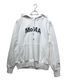 Champion REVERSE WEAVE（チャンピオン リバース ウィーブ）の古着「プルオーバーパーカー」｜ホワイト