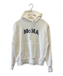 Champion REVERSE WEAVE（チャンピオン リバース ウィーブ）の古着「Champion REVERSE WEAVE　プルオーバーパーカー」｜ホワイト