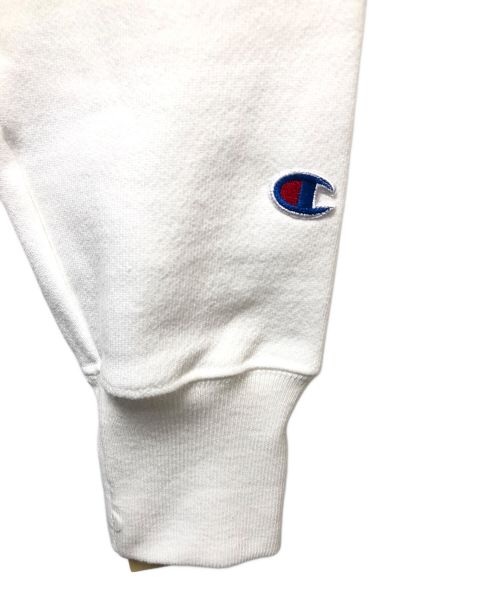 Champion REVERSE WEAVE（チャンピオン リバース ウィーブ）Champion REVERSE WEAVE (チャンピオンリバースウィーブ) プルオーバーパーカー ホワイト サイズ:XLの古着・服飾アイテム
