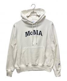 Champion REVERSE WEAVE（チャンピオン リバース ウィーブ）の古着「プルオーバーパーカー」｜ホワイト