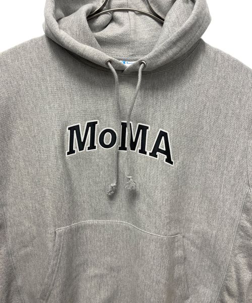 Champion REVERSE WEAVE（チャンピオン リバース ウィーブ）Champion REVERSE WEAVE (チャンピオンリバースウィーブ) プルオーバーパーカー ライトグレー サイズ:ASIA 2XLの古着・服飾アイテム