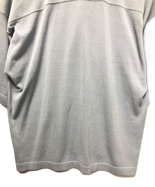 MEIAS（メイアス）MEIAS (メイアス) LINEN MIX SHEER WIDE PULL OVER スカイブルー サイズ:Lの古着・服飾アイテム