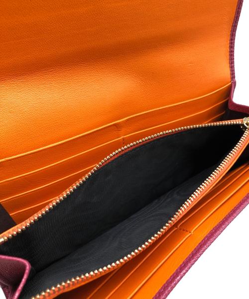 BVLGARI（ブルガリ）BVLGARI (ブルガリ) 長財布 ピンクの古着・服飾アイテム