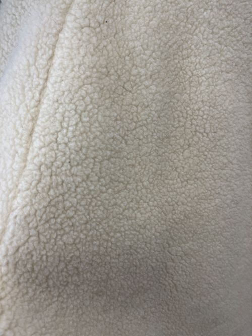 BALLSEY（ボールジィ）BALLSEY (ボールジィ) ウールボアステンカラーコート ホワイト サイズ:36の古着・服飾アイテム