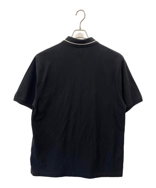 stussy（ステューシー）stussy (ステューシー) ジップポロシャツ ブラック×ピンク サイズ:XLの古着・服飾アイテム