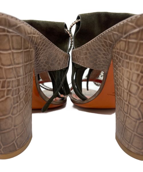 Santoni（サントーニ）Santoni (サントーニ) ミュール オリーブ サイズ:40の古着・服飾アイテム