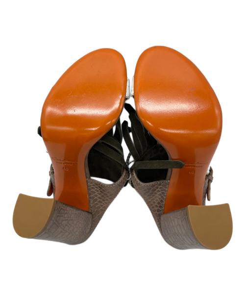 Santoni（サントーニ）Santoni (サントーニ) ミュール オリーブ サイズ:40の古着・服飾アイテム