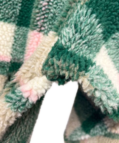 A BATHING APE（ア ベイシング エイプ）A BATHING APE (アベイシングエイプ) ボアジャケット グリーン サイズ:Lの古着・服飾アイテム