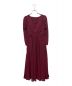 HER LIP TO (ハーリップトゥ) ジャガードドレス バーガンディー サイズ:S：10000円