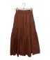 Her lip to (ハーリップトゥ) ティアードロングスカート ブラウン サイズ:S：6000円