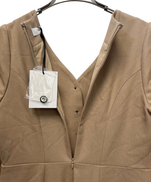 HER LIP TO（ハーリップトゥ）HER LIP TO (ハーリップトゥ) ツイルロングドレス ベージュ サイズ:Mの古着・服飾アイテム