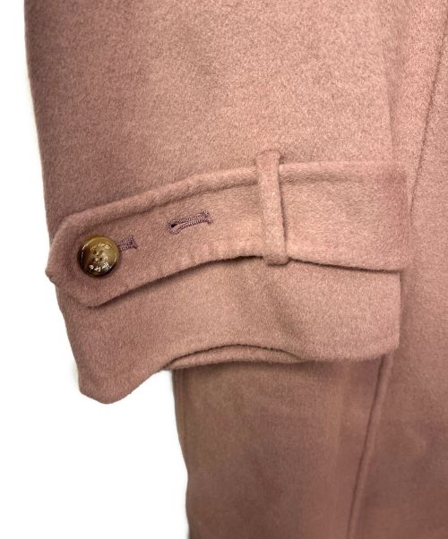 HER LIP TO（ハーリップトゥ）Her lip to (ハーリップトゥ) シエナリバーロングコート ピンク サイズ:Sの古着・服飾アイテム