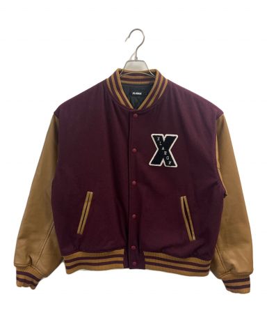 TEXAS A&M スタジャン XL カレッジロゴ バーガンディ 古着 1022008648328026_01_2502w.jpeg
