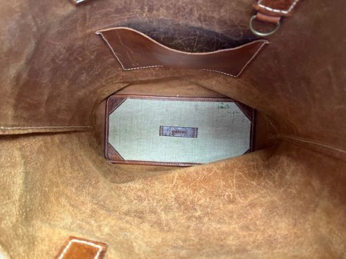 genten（ゲンテン）genten (ゲンテン) トートバッグ ブラウンの古着・服飾アイテム