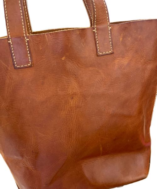 genten（ゲンテン）genten (ゲンテン) トートバッグ ブラウンの古着・服飾アイテム