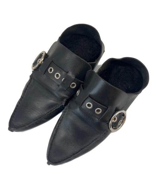 LOEWE（ロエベ）LOEWE (ロエベ) LOEWE　モカシンシューズ ブラック サイズ:37の古着・服飾アイテム
