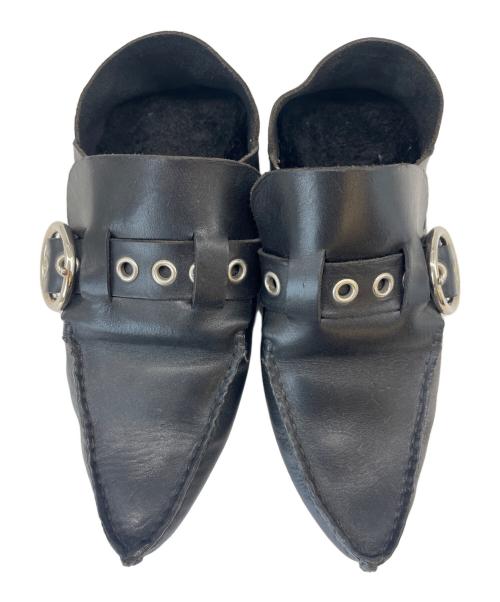 LOEWE（ロエベ）LOEWE (ロエベ) LOEWE　モカシンシューズ ブラック サイズ:37の古着・服飾アイテム