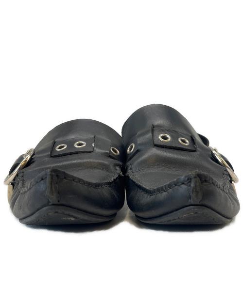 LOEWE（ロエベ）LOEWE (ロエベ) LOEWE　モカシンシューズ ブラック サイズ:37の古着・服飾アイテム