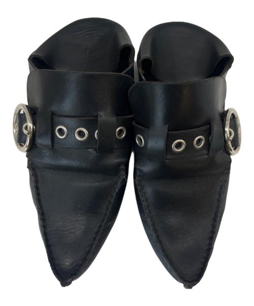 LOEWE（ロエベ）LOEWE (ロエベ) LOEWE　モカシンシューズ ブラック サイズ:37の古着・服飾アイテム