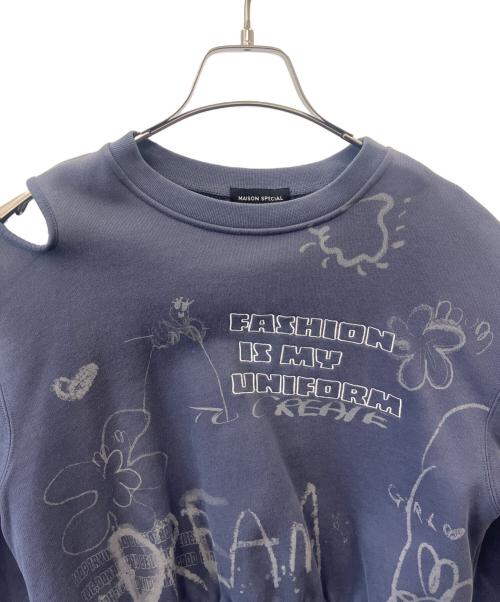 MAISON SPECIAL（メゾンスペシャル）MAISON SPECIAL (メゾンスペシャル) MAISON SPECIAL  Hand Drawn Dream Sweatshirt グレー サイズ:FREEの古着・服飾アイテム