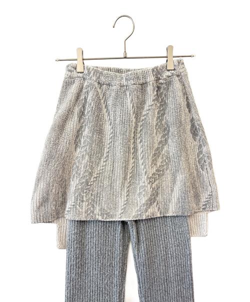 MAISON SPECIAL（メゾンスペシャル）MAISON SPECIAL (メゾンスペシャル) MAISON SPECIAL　	アンサンブル・ブーツカット グレー サイズ:36の古着・服飾アイテム