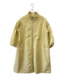 Spick and Span（スピック＆スパン）の古着「Spick and Span　中綿ボリュームスリーブロングコート」｜イエロー