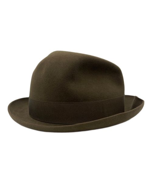 STETSON（ステットソン）STETSON (ステットソン) ハット グリーン サイズ:57 7 1/8の古着・服飾アイテム