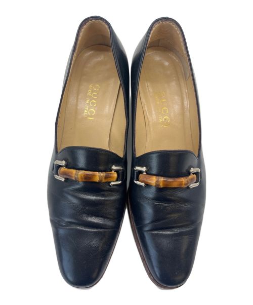 GUCCI（グッチ）GUCCI (グッチ) パンプス ネイビー サイズ:37の古着・服飾アイテム