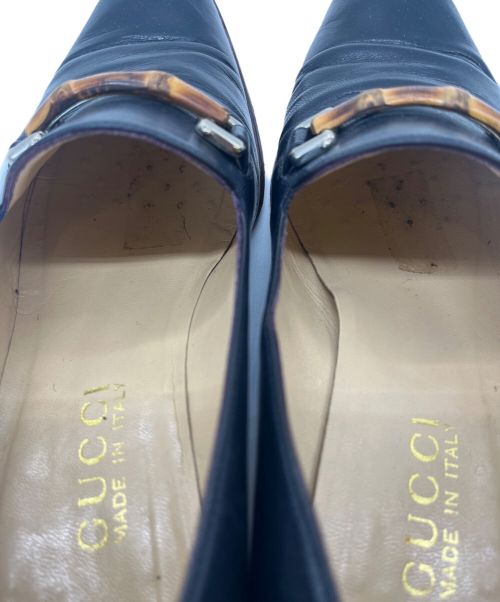 GUCCI（グッチ）GUCCI (グッチ) パンプス ネイビー サイズ:37の古着・服飾アイテム